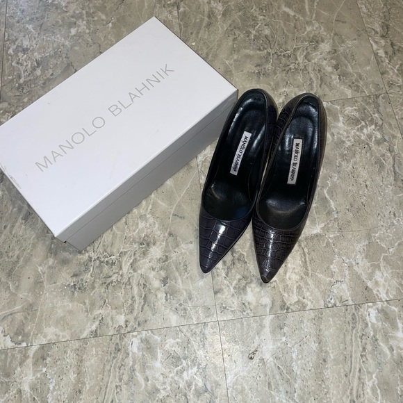 Manolo blahnik snakeskin size 35 brand new with box - Picture 10 of 10